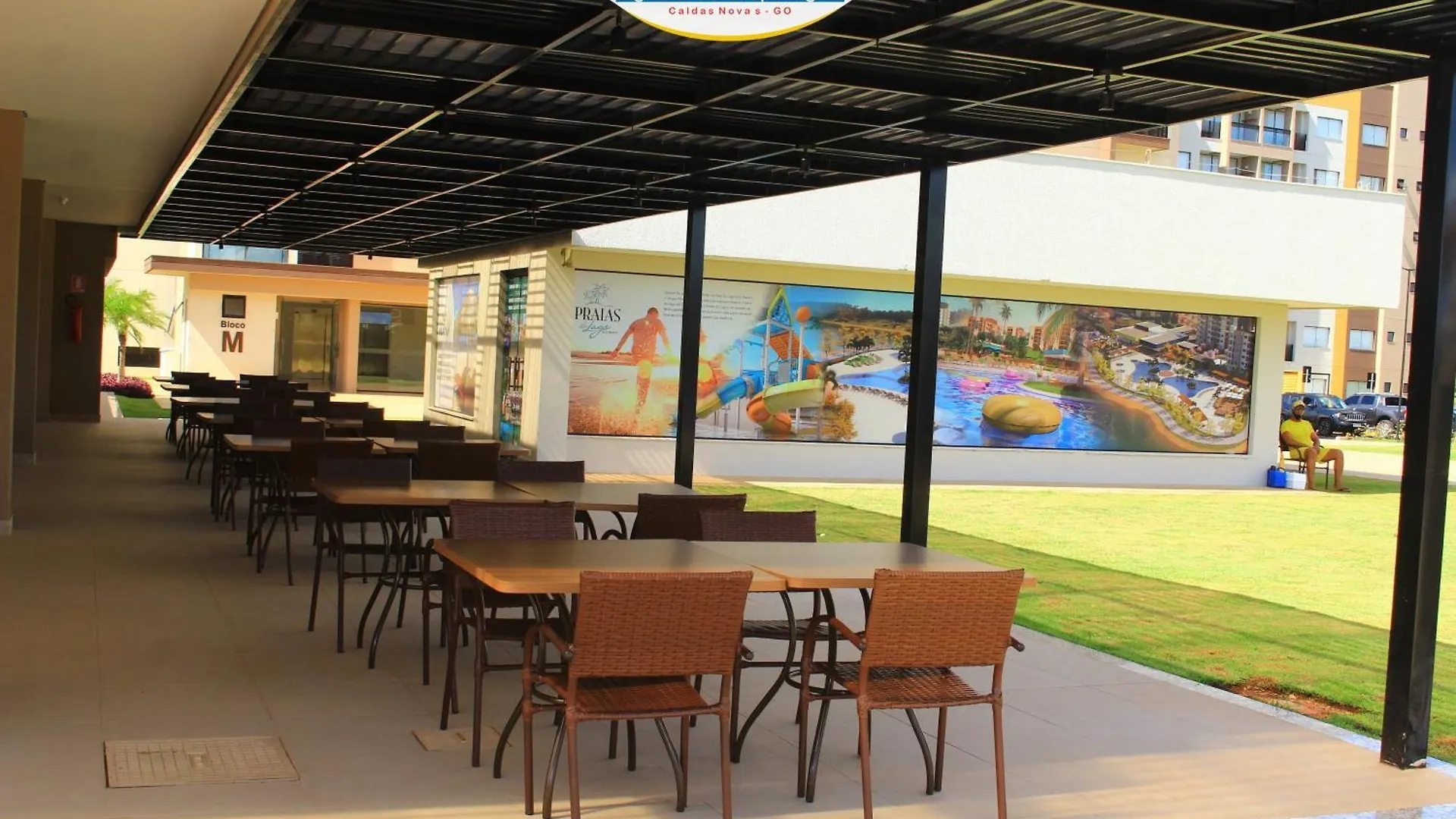 Flat No Praias Do Lago Eco Resort - Hotferias 카우다스노바스