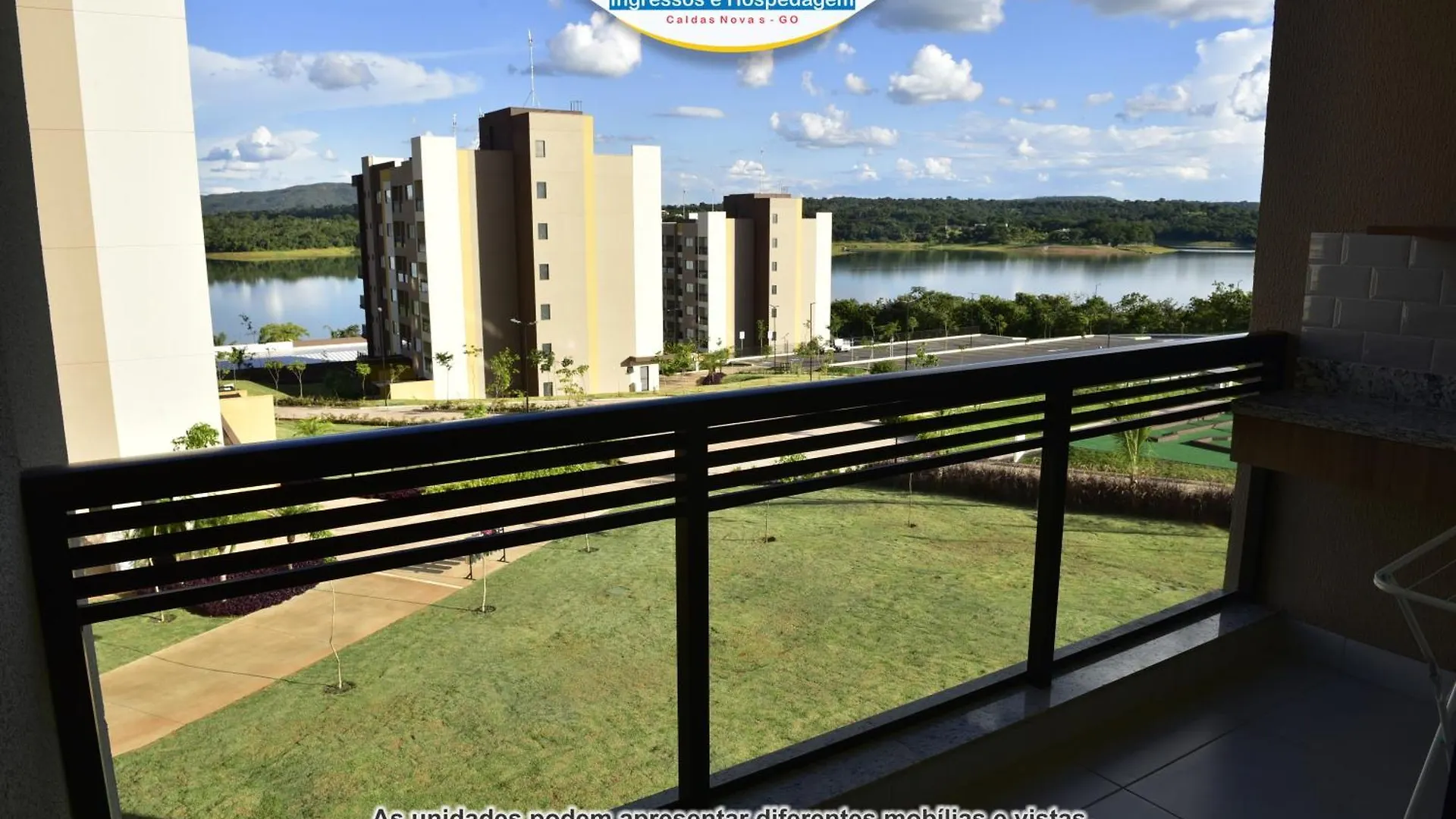 Flat No Praias Do Lago Eco Resort - Hotferias 카우다스노바스